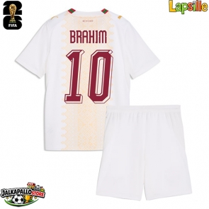 Marokko Brahim Diaz #10 Vieraspaita Lapsille MM-kisat 2026 Lyhythihainen (+ shortsit)